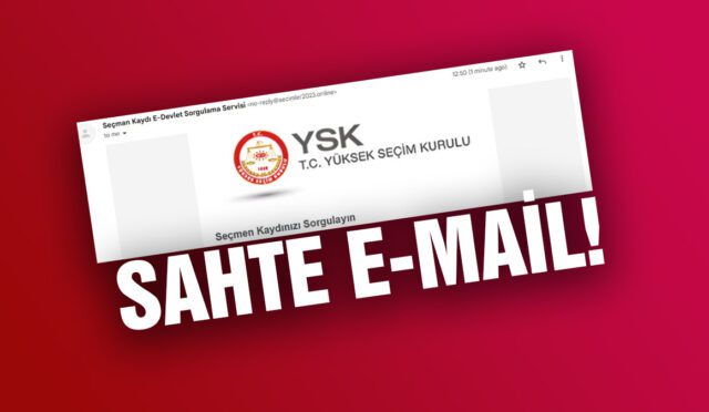 sahte e mail