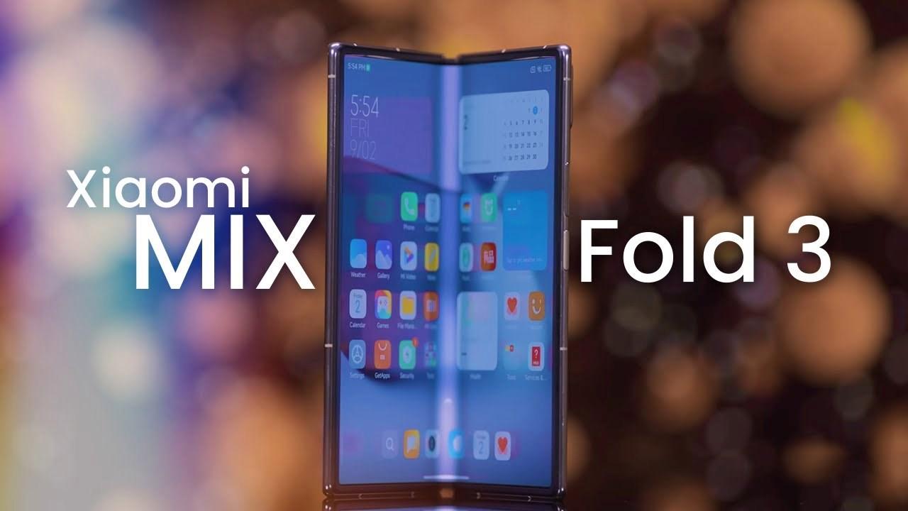 Xiaomi Mix Fold 3 canlı olarak görüntülendi: İşte tasarımı