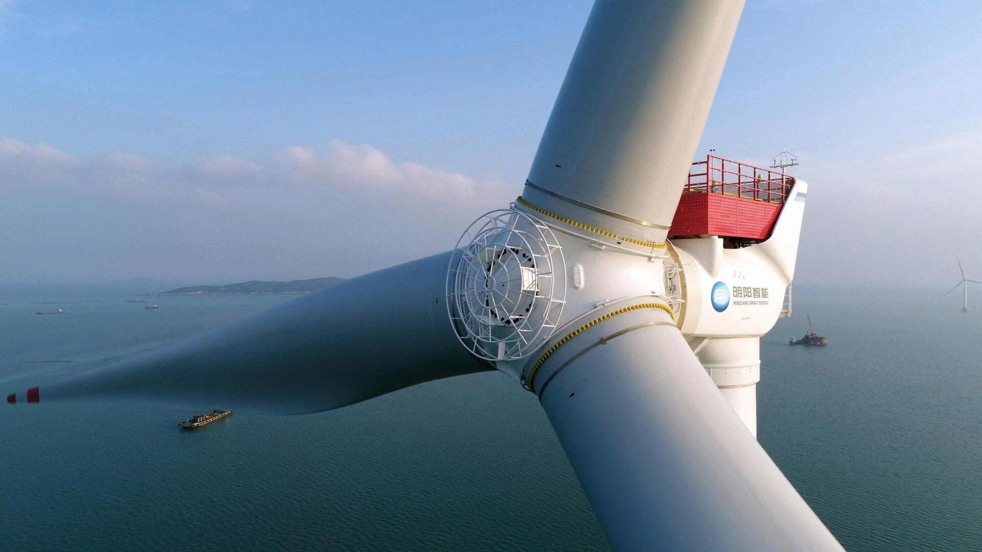 Çin, Eyfel Kulesi boyutunda tarihin en büyük rüzgar türbinini inşa ediyor