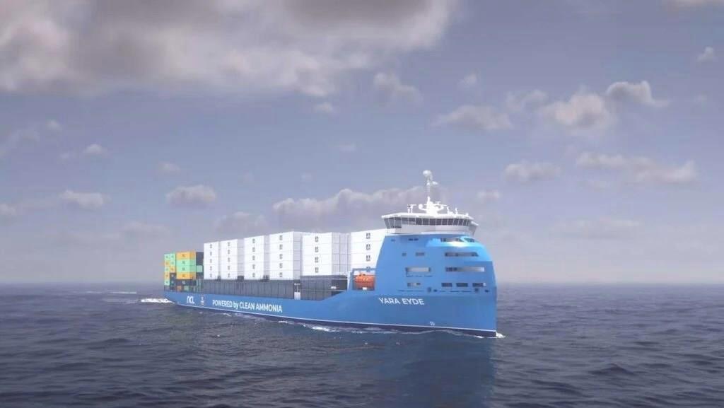 Dünya’nın ilk amonyakla çalışan konteyner gemisi 2026’da hizmete girecek