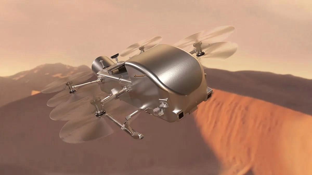 Titan’da yaşamı araştıracak nükleer drone son aşamaya geçti