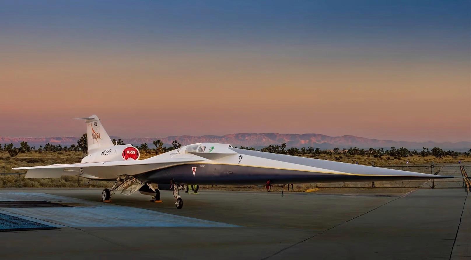 NASA’nın havacılık devrimi yapacağı X-59 süpersonik uçağı tanıtıldı