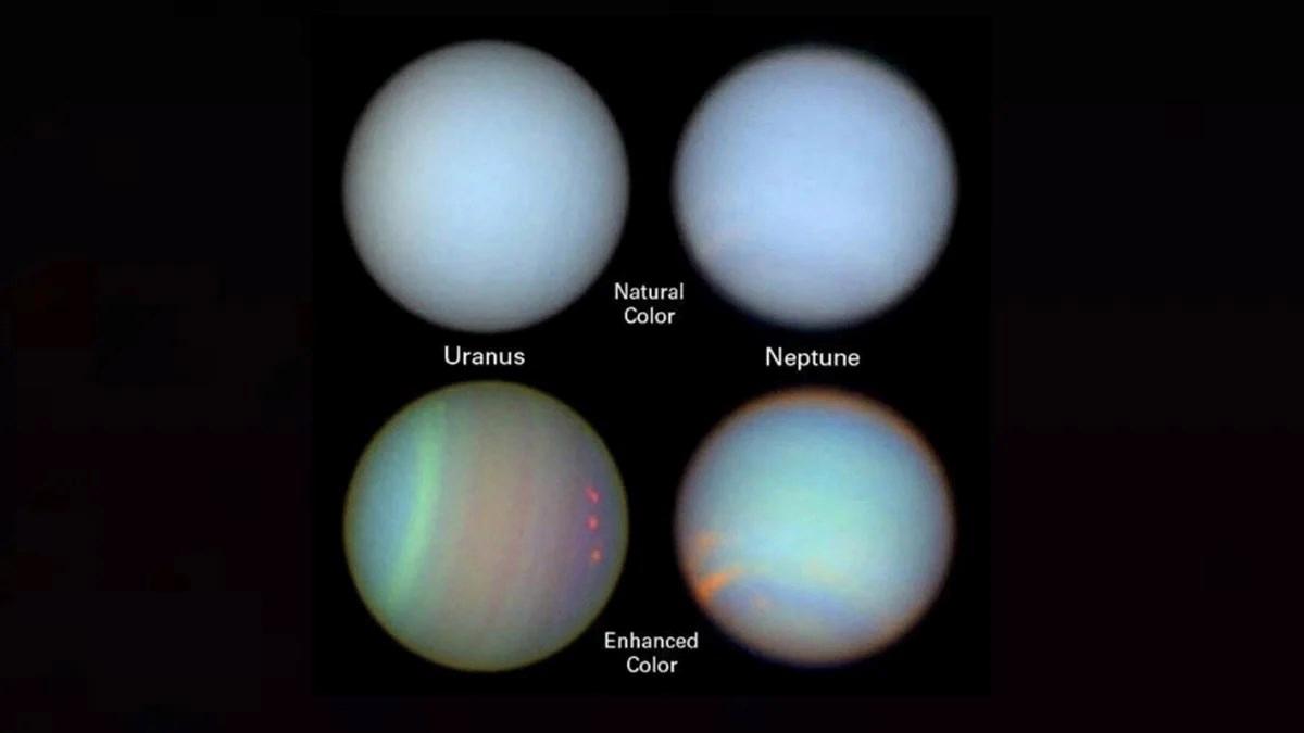 Neptün ve Uranüs’ün renkleri mavi ve yeşil olmadığı ortaya çıktı