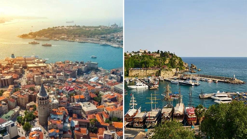 Antalya ve İstanbul 2023 yılının en çok ziyaret edilen şehirlerinden oldu