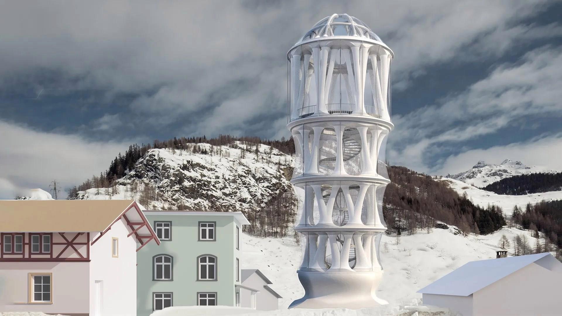 Dünyanın en uzun 3D baskılı kulesi İsviçre’de inşa ediliyor