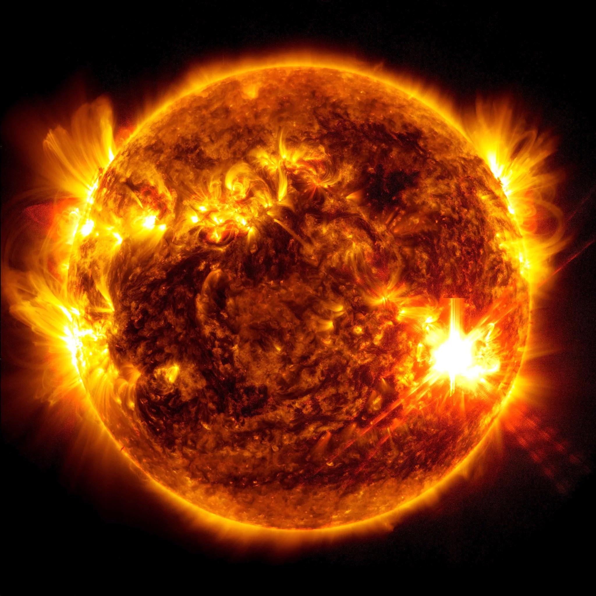 NASA, son 20 yılın en büyük Güneş patlamasının videosunu paylaştı