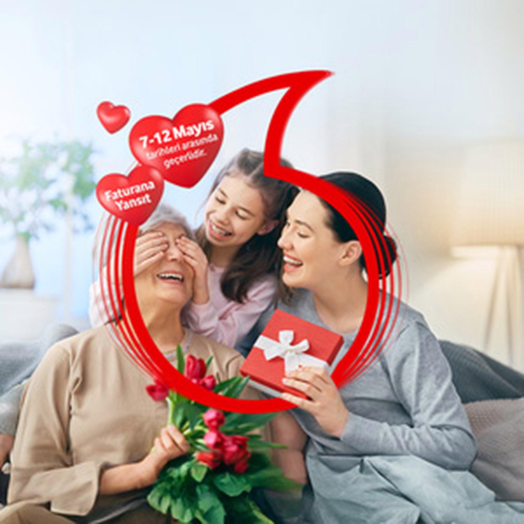 Vodafone Her Şey Yanımda’da Anneler Günü’ne özel yüzde 25 indirim