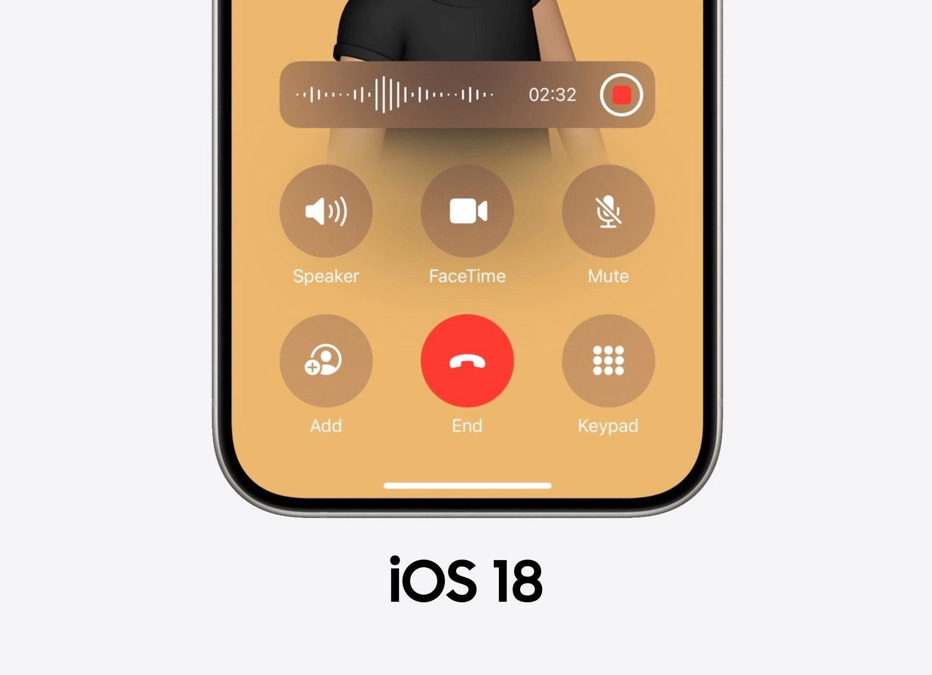 iOS 18 ile telefon görüşmeleri kayıt edilip yazıya dökülebilecek