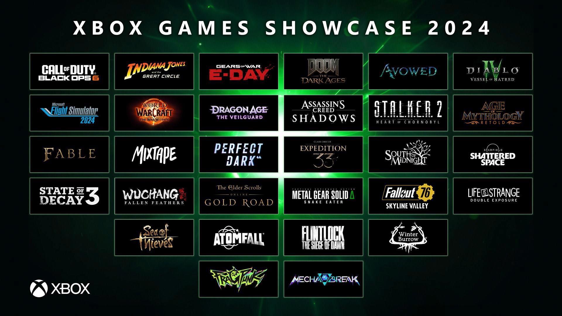 Xbox Games Showcase 2024: Tüm Duyurular