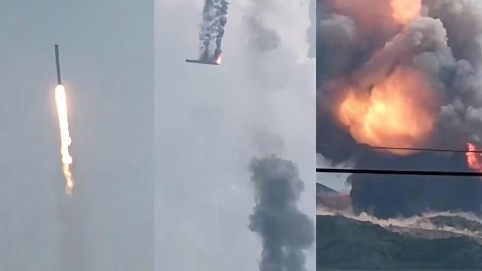 Çin’in Tianlong-3 roketi, test sırasında fırlatma rampasından kaçarak yere çakıldı